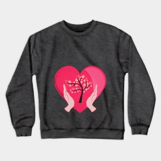 Baby Love Pregnant Crewneck Sweatshirt